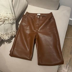 Wilfred Aritzia Melina Leather Pants